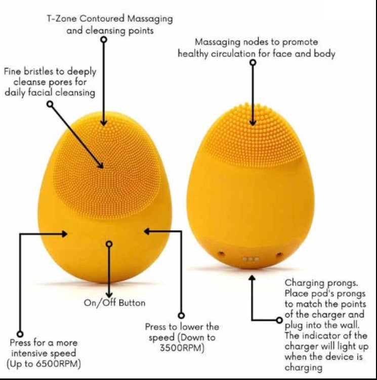 Exfoliating Face Cleansing Brush