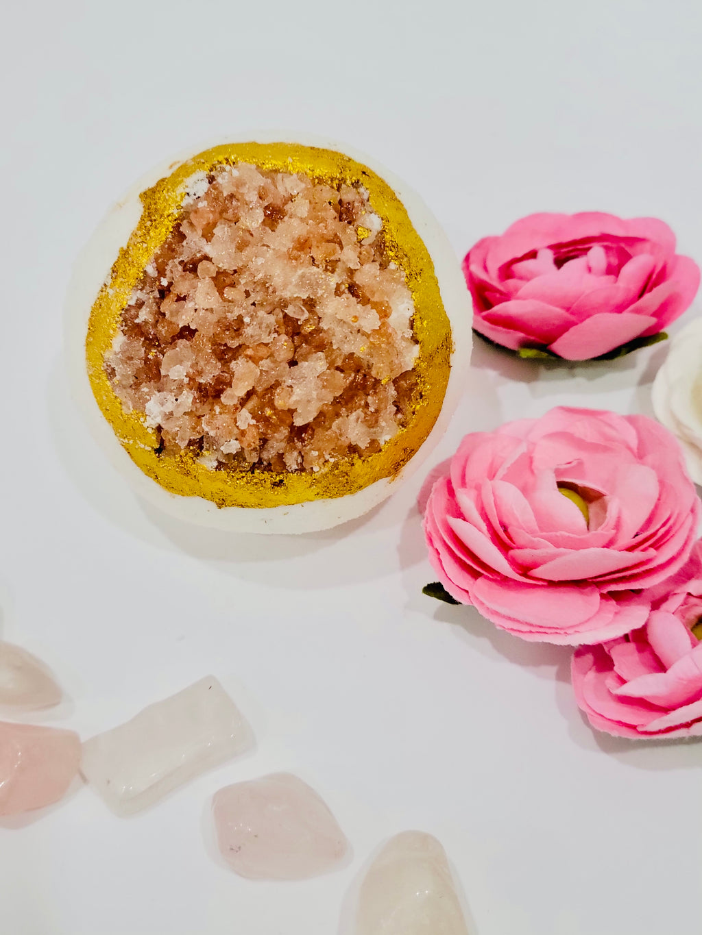 The Rose Quartz Bath Bomb
