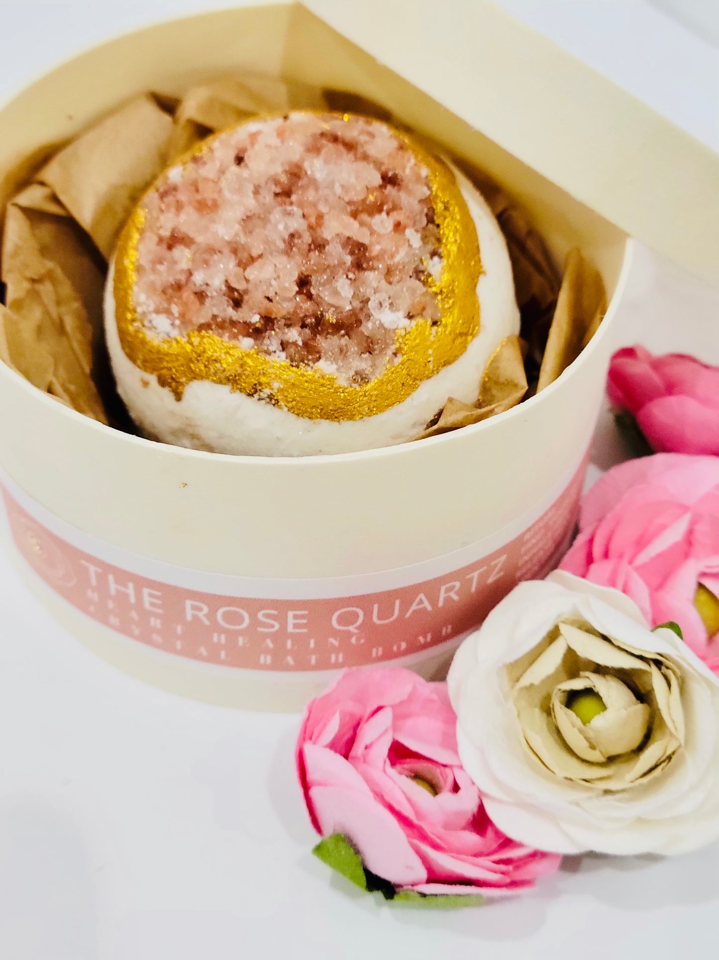 The Rose Quartz Bath Bomb